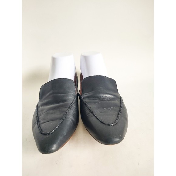 Madewell Frances Skimmer Leather Pointed Toe Slip On Loafers Shoes Black Sz 7.5 - Picture 4 of 11